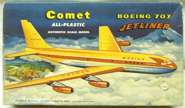 Comet 1/300 Boeing 707 Jetliner 367-80 Dash 80, PL16-29 plastic model kit